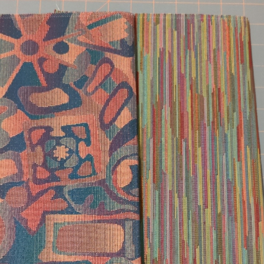'Crypton' Colourful Fabric Set - 2 pieces